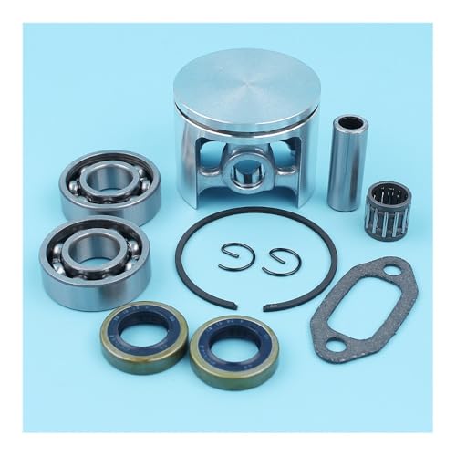 Tronçonneuse 630 670 en panne ? Kit piston 50 mm et joint étanchéité huile pour réparer