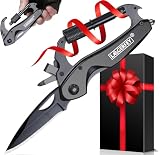 Gifts for Men Dad Husband - Birthday Gifts for Man, Keychain Multitool Gift - Stocking Stuffers for Men, Mens Stocking Stuffers, Men’s Gift for Christmas - Gadgets for Camping Hiking