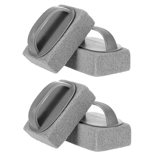 4 piezas de piedra pómez para limpieza, piedra pómez de limpieza para estufa, bloque de piedra de limpieza de plancha plana de mano, piedra pómez para piscina, piedra pómez para limpiar azulejos,