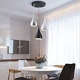 Cuisson noire/chrome/blanche, en forme de larme, donne une impression de style, la lumière est plus chaude et uniforme.