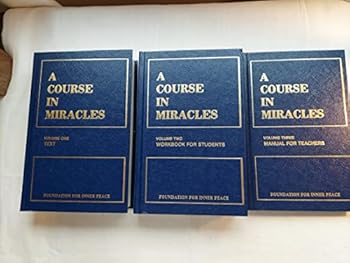 Hardcover A Course in Miracles: Three Volumes: Text, Workbook and Manual Book