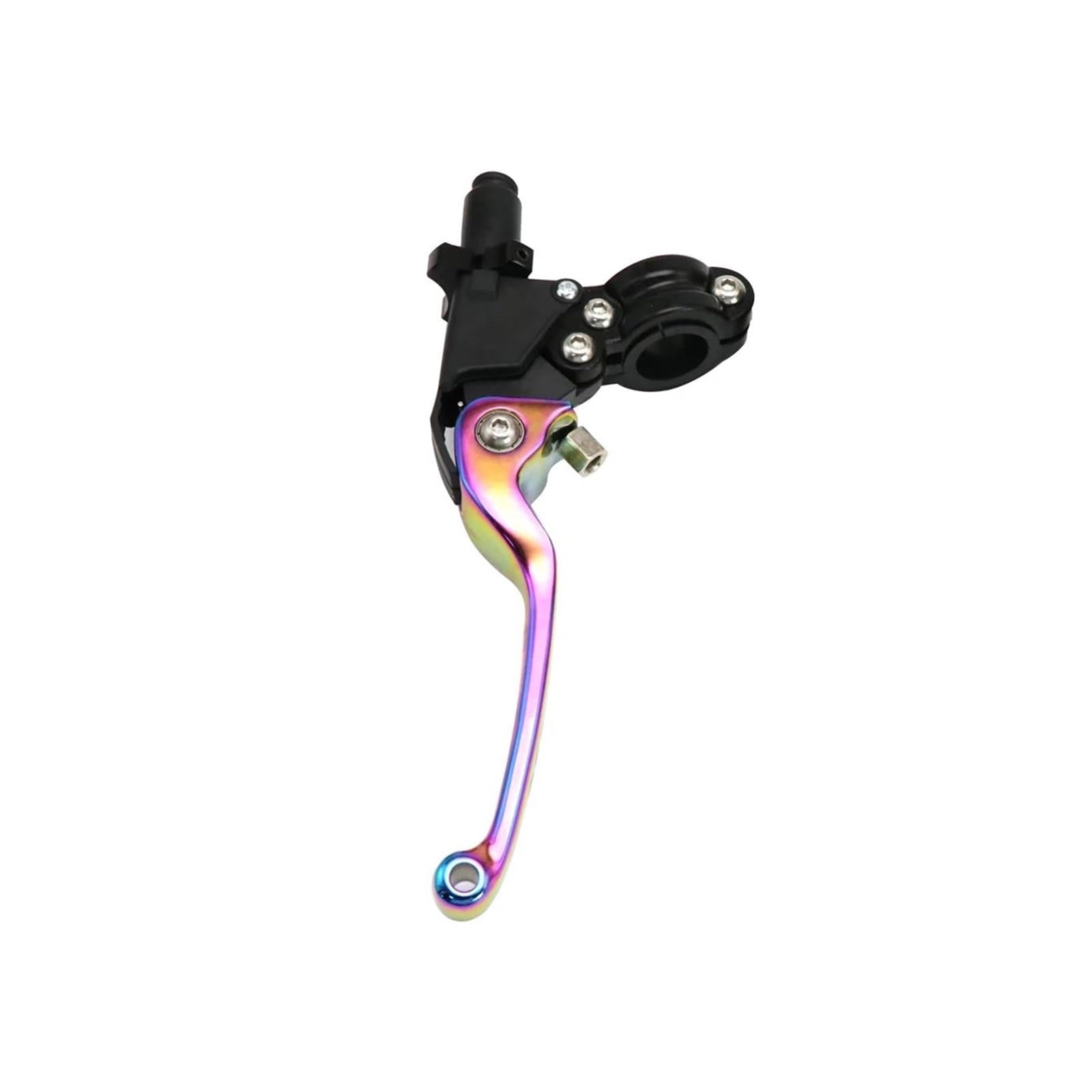 SUPER DAFI Brake Clutch Levers Universal 22MM Diameter Aluminum Adjustable Motorcycle Brake Handlebar Modified Clutch Lever Clutch Brake Lever(Long Colorful)