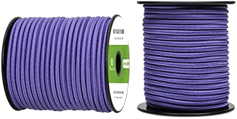 Abma Cord Elastic Shock Cord 100% Stretch Bungee Cord - Ø 4mm, 5mm, 6mm, 8mm, 10mm for Bungee Straps, Cargo Nets, Securing Items, Crafting Projects