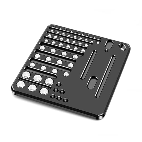 Placa base de cámara duradera en aluminio para soporte de viaje 5