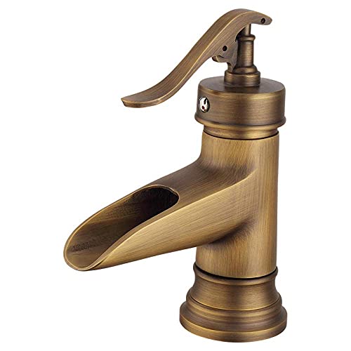 Robinets de cuisine en laiton mitigeur évier rétro bronze A370