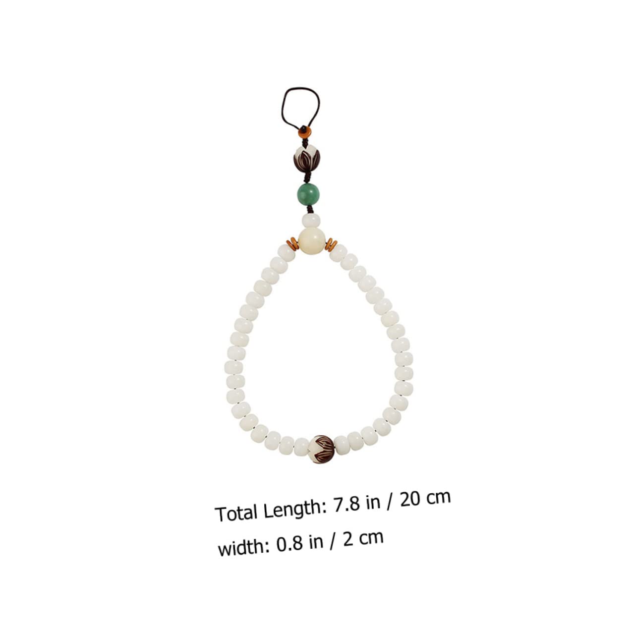 Gadpiparty 4piezas Cuerda Colgante De Perlas Para Teléfono De Muñeca De Lanyard Para Móvil Antipérdida Accesorio Para Llaves y Para