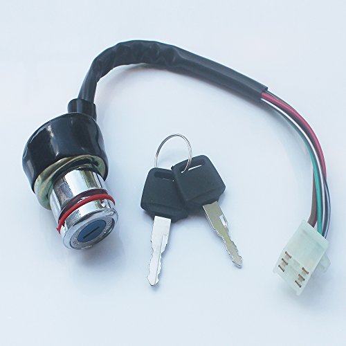 KIPA 6-Wires Key Ignition Switch for Kazuma Meerkat 50CC Falcon 90CC 110CC 125cc RedCat ATV Quad