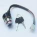 KIPA 6-Wires Key Ignition Switch for Kazuma Meerkat 50CC Falcon 90CC 110CC 125cc RedCat ATV Quad