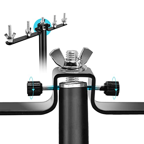 LimoStudio (Enhanced Model) 2-Piece Set / 5-Crossbar Mount, Photo Studio Backdrop Stands Support Accessory, 5 Crossbar Mounting Bracket Hareware, Felt Pad Protection, Wide Compatibility, AGG3350 - Thumbnail 4