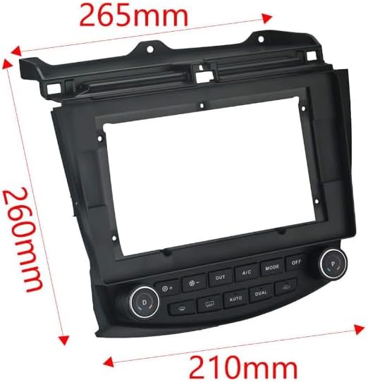 Electronic 10.1 Inch Double DIN Installation Dash Kit Compatible with Honda Accord 7th 2003-2007 Install Mount kit Car Frame Car Stereo