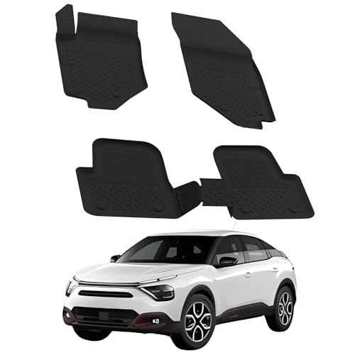 Tapis de sol étanches Citroën C4 HB 2021-2026 avec revêtement TPE 4.5D antidérapant haute protection
