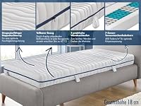 Irisette Stella orthopädische 7-Zonen Tonnentaschenfederkernmatratze, Härtegrad 3 (mittelfest), 100 x 200 cm, Öko-Tex Zertifiziert, produziert in Deutschland – Ansicht 3