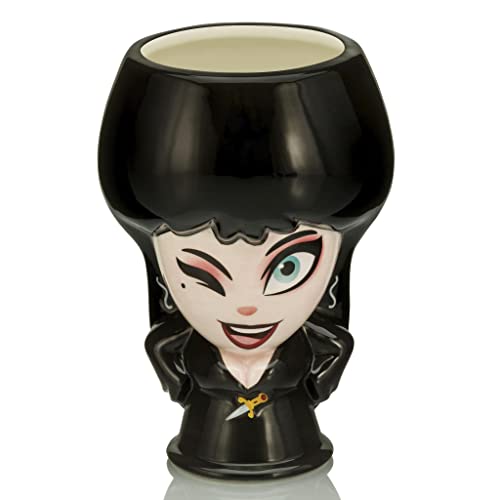 Image of Geeki Tikis Cupful of Cute Mistress of the Dark Elvira Ceramic Mug | Holds 18 Ounces