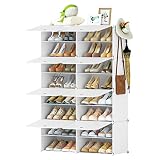 Shoe Storage, 8-Tier Shoe Rack Organizer for Closet, 32 Pair Shoe Shelf Shoe Cabinet Shoe Organizer