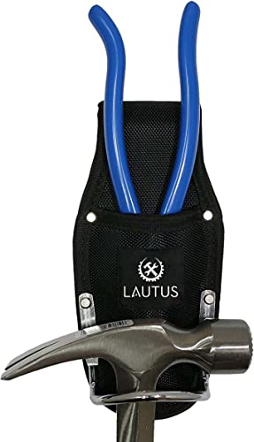 Lautus Nylon Plier Holster And Heavy Duty Steel Loop Hammer Holder, Tool Holder #TOP7