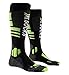 X-Socks Snowboard 4.0 Calcetines Térmicos Con Compresión, Ergonómicos Y Acolchados Para Los Deportes De Invierno, Ski, Snowboard, Unisex adulto, Black/Grey/Phyton Yellow, 45/47