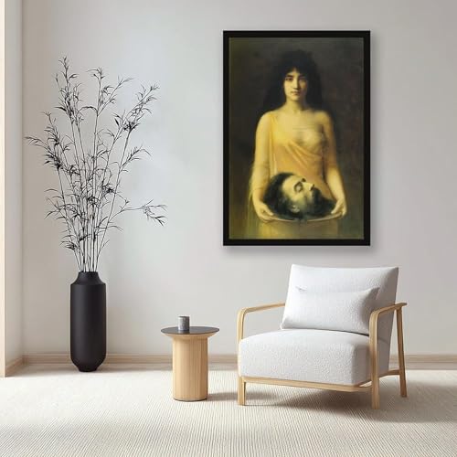 Toile Salomé Jean Benner de haute qualité avec cadre de suspension mural - 7