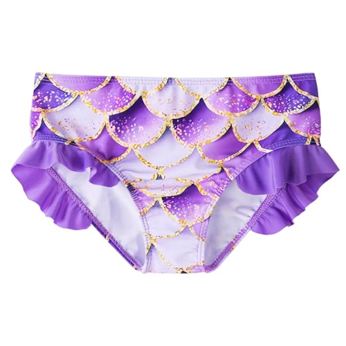 Conjunto de 3 peças Rashguard de manga comprida para meninas com proteção solar UV 50+ roupa de banh