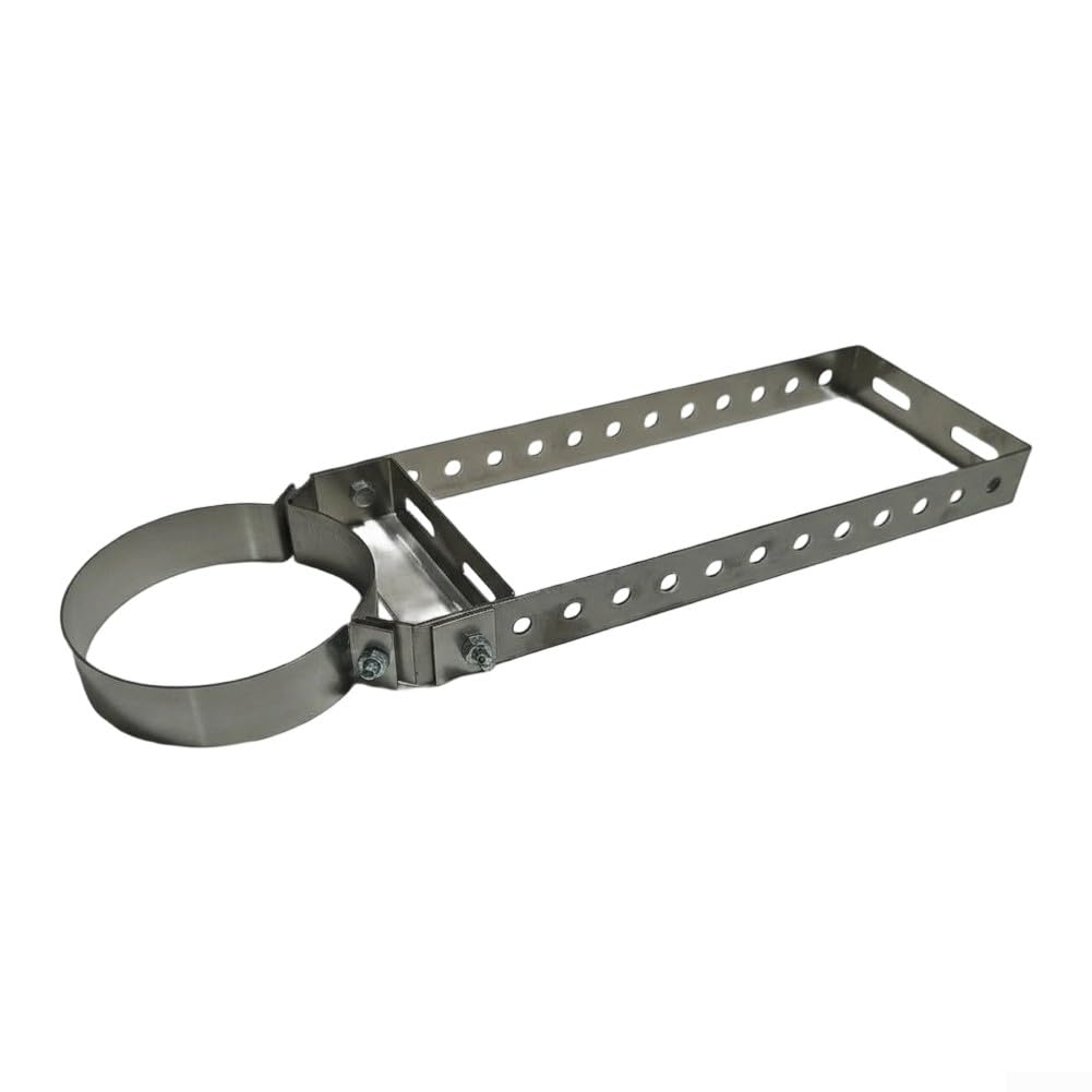 Supporto regolabile per canna fumaria in acciaio inox, per staffa di supporto per canna fumaria da 150 mm, 15,2 cm (200 corti)
