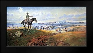 C. M. Russell And His Friends Framed Art Print by Russell, Charles M.