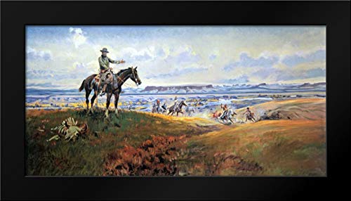 C. M. Russell And His Friends Framed Art Print by Russell, Charles M.