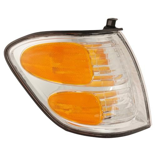 TRQ Front Right Corner Light Passenger Side Compatible with 2001-2004 Toyota Sequoia, 2004 Toyota Tundra Crew Cab TO2531143 81510-0C020