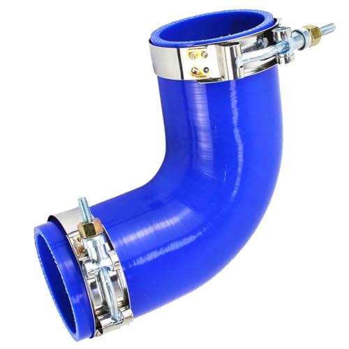 AIMCOCO 90° Elbow Hose Silicone Rubber with Clamps F04-6006 Compatible with Peterbilt Kenworth Paccar Duty Trucks 2-1/2 Replaces F046006 90 Degree Cooling Hose by AIMCOCO - Used condition - US$11.87