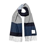 [matti totti] Cool × Navy カシミヤ マフラー カシミア マフラー 大判 厚手 レディース チェック柄 チェック ストール 100 女性 ロング リバーシブル カシミヤマフラー カシミアマフラー ギフト プレゼント B0011B-40