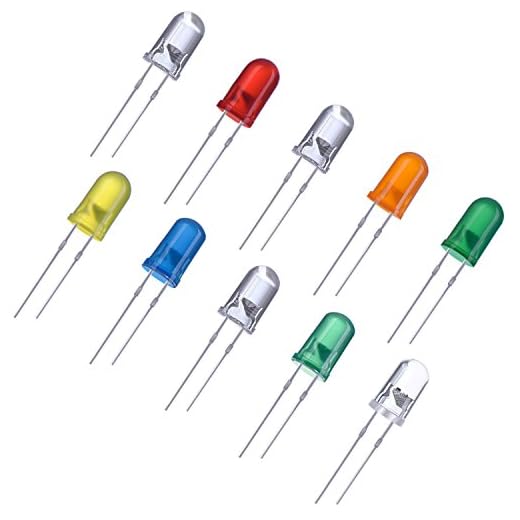 100 Pièces Diodes Électroluminescentes Diode Led 10 Couleurs 5 mm
