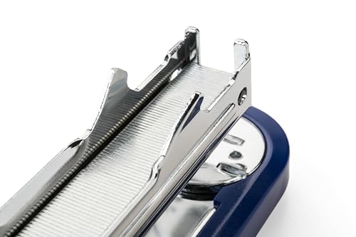 NOVUS Heftgerät B2 (25 Blatt Heftleistung, Oberlademechanik, Metallgerät Mit Kunststoffmantel, Inkl. 200 Heftklammern) Schwarz