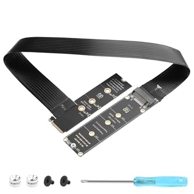 GINTOOYUN 90 grados ngff m.2 m-Key nvme alargador 40 cm pcie 3.0/4.0 m.2 nvme/ngff SSD cinta flexible cable para placa base SSD 2230/2242/2260/2280(90 grados) | Ya disponible en tu tienda friki favorita! En mundofriki.es!