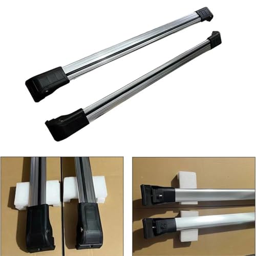 Barras transversales de aluminio antirruido para techo de coche X2 4