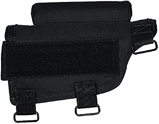 Voodoo Tactical - Adjustable Rifle Buttstock Cheek Rest - Black Nylon with Ammo