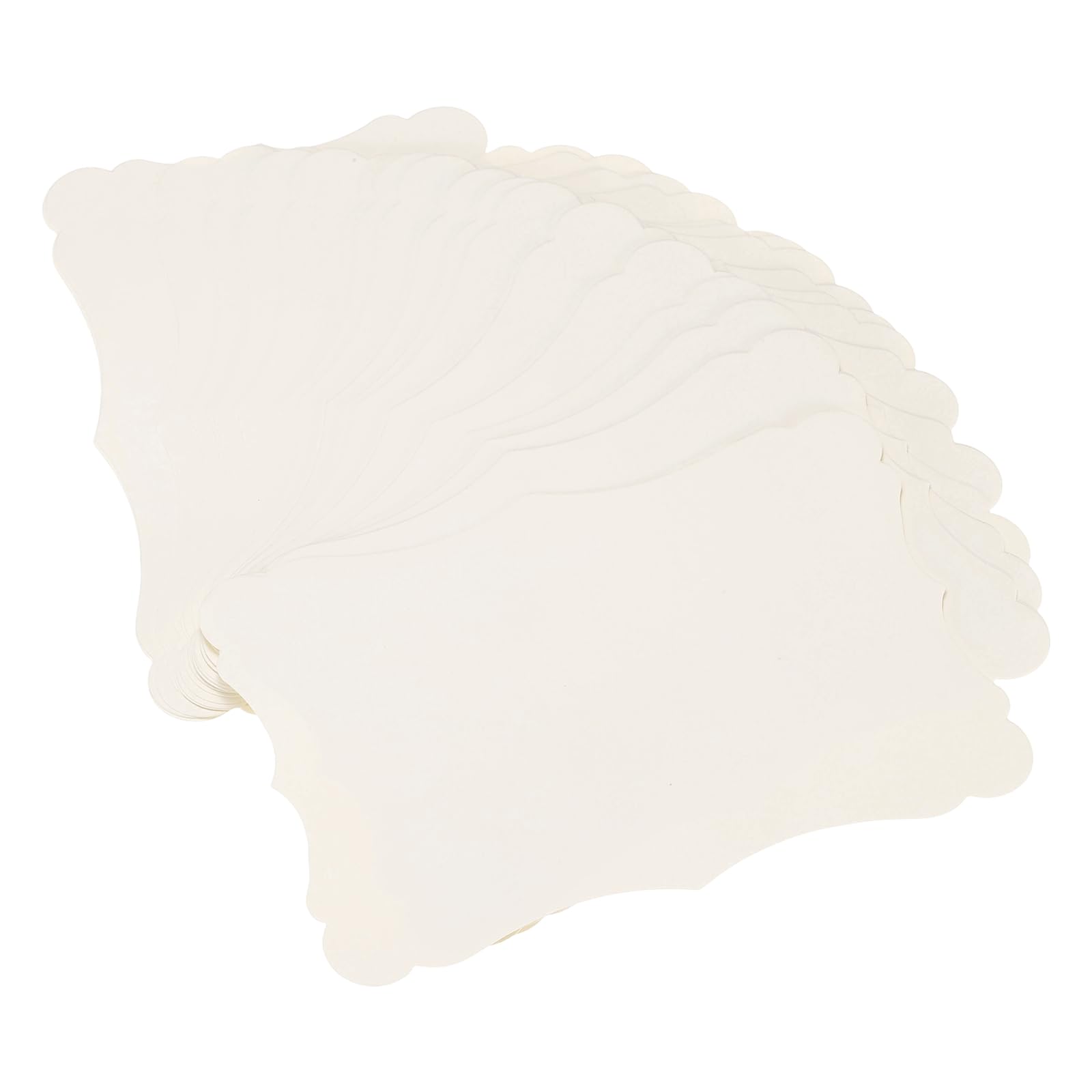sourcing map 30Pcs Blank Kraft Cards Cardstock, 15 x 10cm Thick White