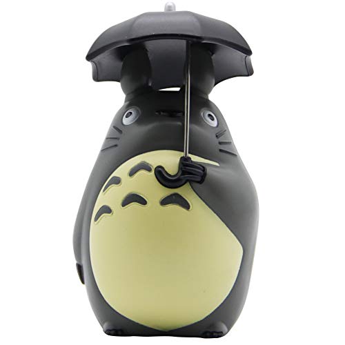 yofit Totoro Figurines, Totoro with Umbrella Statue 4inch Totoro Figure Decoration