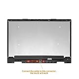FTDLCD® 15,6 cala FHD LED LCD Touch Screen Digitizer Display Glas Panel Assembly do HP Envy X360 15-bp106ng 15-bp104ng
