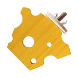 Perchoir Pour Cage Oiseaux,Bois Naturel Forme Fromage Jouet Confortable,Perchoir Naturel pour Oiseaux - Pour Perruches Calopsittes Conures Maison Jardin Intérieur Extérieur