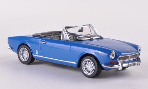 Preisvergleich Produktbild Fiat 124 Spider BS, blau, 1970, Modellauto, Fertigmodell, Vitesse 1:43