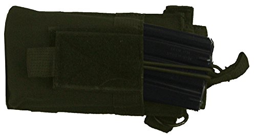 Ultimate Arms Gear Tactical Molle Pals Strap Mounted Military Magazine Mag Ammo Pouch Holder Carrier With Stock Buttstock Adapter , Od Olive Drab Green #TOP2