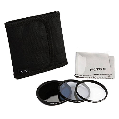 Filtre d'objectif 62 mm FOTGA avec verre optique ND ajustable et polariseur CPL haute transparence
