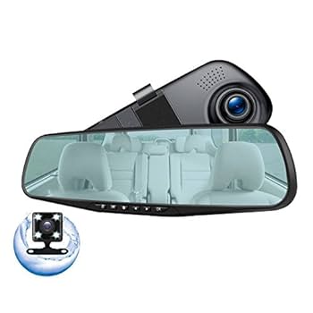 KEENAXIS 前後カメラタイプドライブレコーダー ミラー&GPS レーダー KEENAXIS ドライブレコーダー ミラー 前後カメラ 2K画質 HD