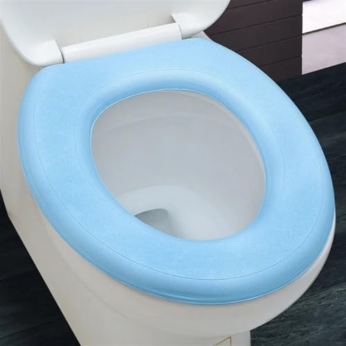 Housse de siege de toilette violette impermeable en forme de O