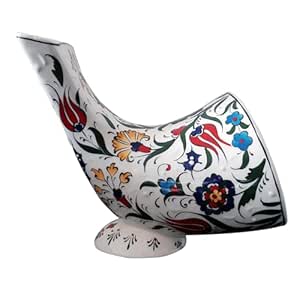 Handmade Ceramic Gramophone Speaker Amplifier Sound Bomb "Cerasound" Gift for Him Gift for Her