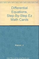 Differential Equations, Step-By-Step Ez Math Cards 1929710097 Book Cover