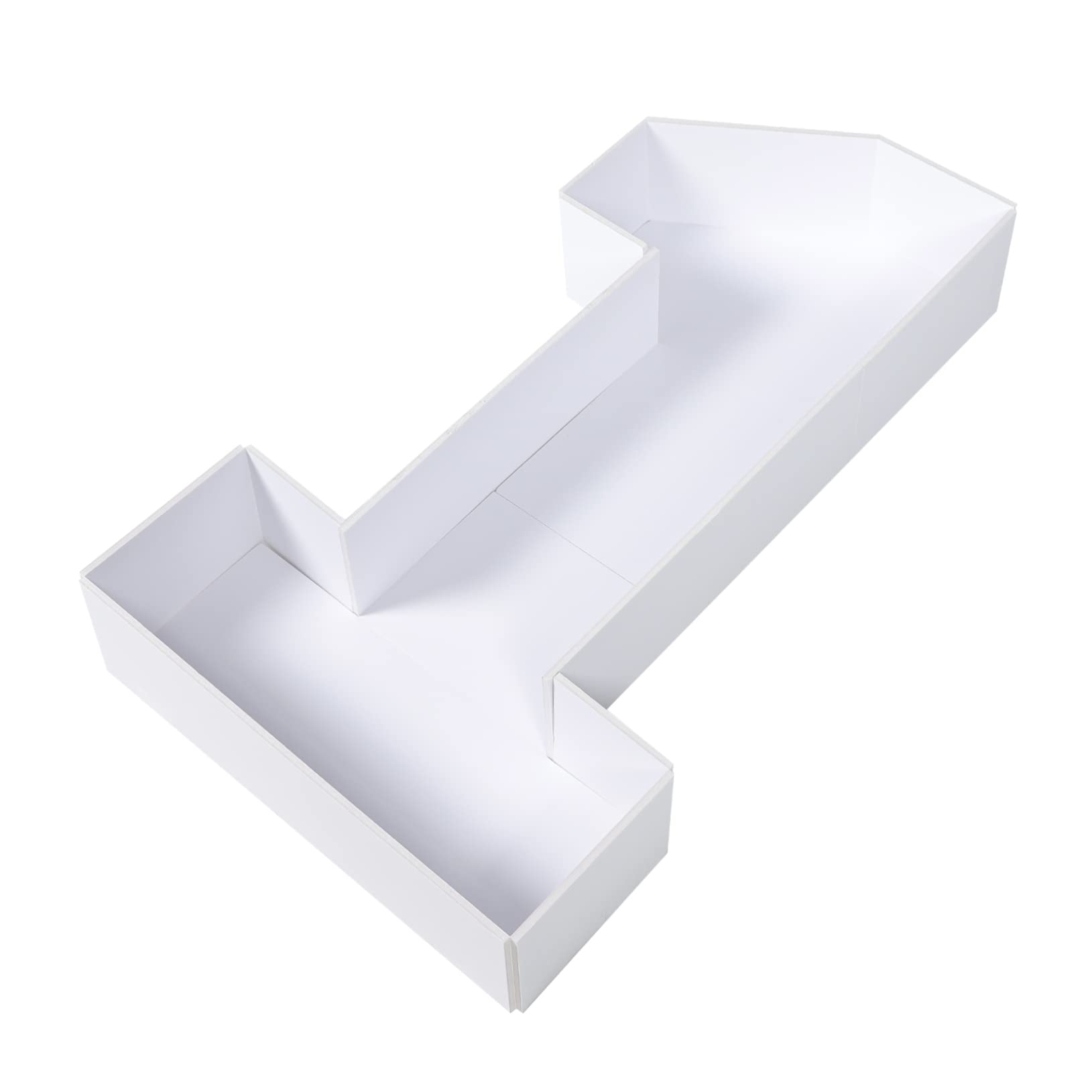 Cornice di Palloncini Numero 1 in Ps Bianco per Feste