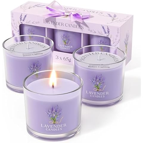 CHILLFLAME Lavender Candle Gift Set for Her Cover