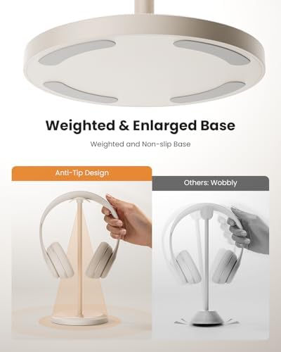 Tiiletzote Headphone Stand, Desktop Headset Holder, Starlight - 3