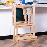 torres en la cocina recetas de pollo Seguridad: el taburete de cocina para niños tiene cuatro barandillas laterales que proporcionan un apoyo perfecto cuando tu bebé dentro asegura que no se caiga sobre el riesgo. Es doble seguridad con las almohadillas antideslizantes acoplables en las cuatro patas