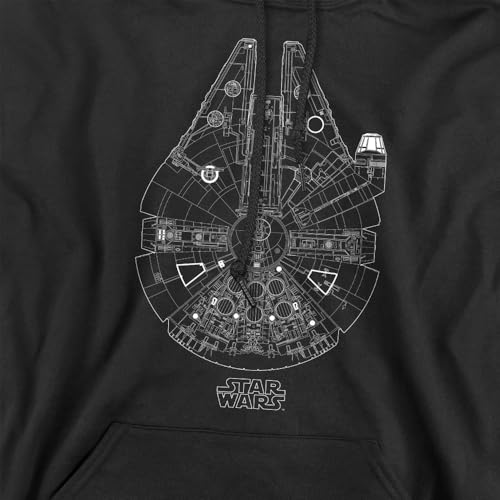 Hoodie Star Wars Millennium Lines pull confortable pour vos soirées cinéma et moments détente - 3
