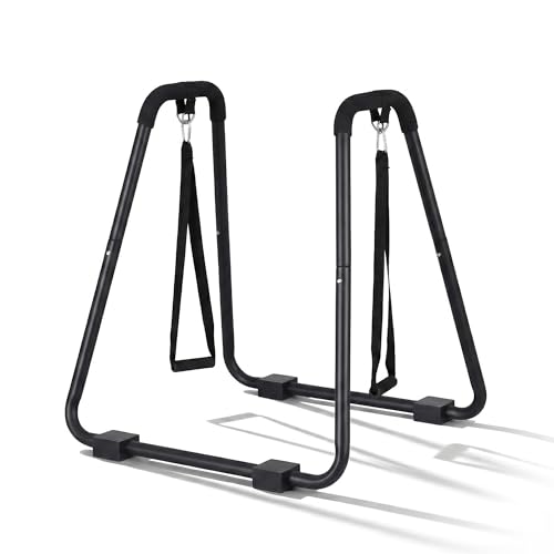 Everfit Dip Station Parallel Bars Heavy Duty 250kg Stand Home Gym Calisthenics Bodyweight Training Equipment with Rings